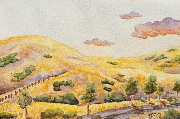 Rolling Hills of California Greeting Card - Image 2